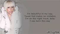 Lady Gaga - Born This Way Lyrics - YouTube