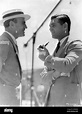 Director SAM WOOD and CLARK GABLE on set candid on MGM Studio Lot ...