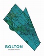 Bolton, Ontario Map Print – Jelly Brothers