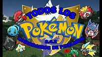 Todos los Pokémon legendarios de Pixelmon 8.4.2/9.0.3 - YouTube