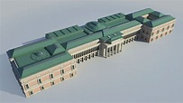 prado national museum - 3d model