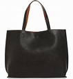 Street Level Reversible Faux Leather Tote & Wristlet | Nordstrom