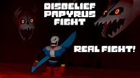 NEW! Disbelief Papyrus Fight! Undertale 3D Boss Battles -Roblox (Read ...