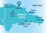 Map Of Dominican Republic Island | Map of Atlantic Ocean Area