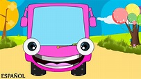 Wheels on the Bus Go Round and Round | Nursery Rhymes - Spanish ...
