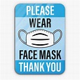 Wear Mask Sign Printable