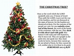 Christmas Tree? Thus saith the LORD, Learn not the way of the heathen ...