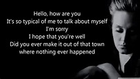 Adele Hello Official Lyrics - YouTube