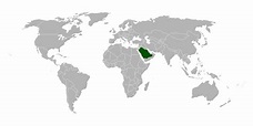 Detallado mapa de localización de Arabia Saudita | Arabia Saudita ...