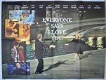Everyone Says I Love You - Original Cinema Movie Poster From ...