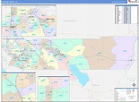 Riverside County, CA Wall Map Color Cast Style by MarketMAPS - MapSales