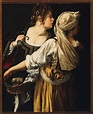 Artemisia Gentileschi – Giuditta e la fantesca Abra con la testa di ...
