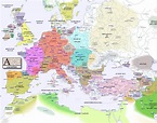 Map of Europe, Circa 1000 A.D. : pics