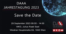DAAA Jahrestagung 2023, Wirtschaftskammer, Julius Raab Saal, Wien ...