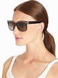 Lyst - Marc Jacobs Oversized Acetate Square Sunglasses in Black