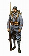 1916 c. Infantería francesa | World war i, Ww1 soldiers, World war one