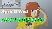 APRIL O'NEIL FANART \\ SPEEDPAINT - YouTube