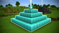 I Made a FULL DIAMOND BEACON in Minecraft Hardcore! - YouTube