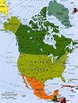 Map of North America