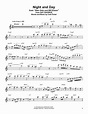 Night And Day (Tenor Sax Transcription) - Print Sheet Music Now