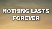 lennnie - nothing lasts forever (Lyrics) - YouTube