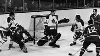 Johnny Bower: 100 Greatest NHL Players | Nhl players, Nhl hockey ...