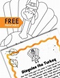 A Turkey in Disguise Project Free Printable Template | Turkey disguise ...