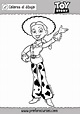 Dibujo Jessie Toy Story para colorear