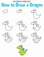 How to Draw a Dragon for Kids - How to Draw Easy