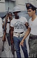 Dominican constitutionalist rebels in the streets of Santo Domingo ...