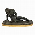 19th c. Marble Statue The Dying Gaul For Sale at 1stDibs
