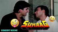 Ajay Devgan, Akshay Kumar comedy scene | Suhaag Hindi action Movie ...