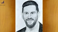 Drawing Lionel Messi | cómo dibujar Lionel Messi | Realistic Pencil ...