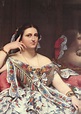 Madame Moitessier Seated detail Painting | Jean Auguste Dominique ...