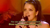 Smile - Lily Allen (LYRICS/LETRA) [Original] - YouTube