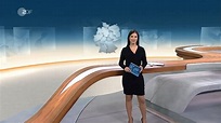 Lisa Mittrücker bei ‘heute - in Deutschland‘ im ZDF am 21.11.2017 ...