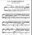 La Campanella da Paganini by Franz Liszt Piano Sheet Music Downloadable ...