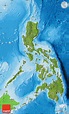Philippinen Satelliten-karte