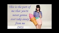 Katy Perry: Part Of Me Lyrics - YouTube