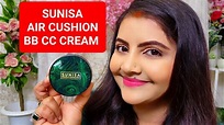 SUNISA MUSHROOM HEAD AIR CUSHION BB CC CREAM REVIEW | RARA | sunisa ...