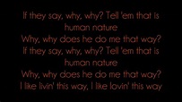 Michael Jackson - Human Nature(W/ Lyrics) - YouTube