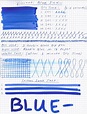 Visconti Blue Ink Review - Pen Chalet