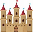 un castillo histórico medieval estilo de dibujos animados 4195745 ...