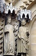 Statues of Saint Cunigunde of Luxembourg and her husband, St. Henry II ...