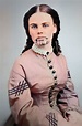 Colorized photo of Olive Oatman, a Mormon girl captured and assimilated ...