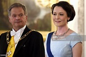 President of Finland Sauli Niinisto and his wife Jenni Haukio are ...