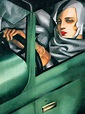 Auto-Portrait (Tamara in the Green Bugatti) by Tamara de Lempicka, oil ...