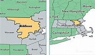 Middlesex County, Massachusetts / Map of Middlesex County, MA / Where ...