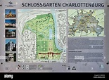 Map of the Schloss Charlottenburg Palace garden in Charlottenburg ...