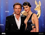 German actor Thomas Kretschmann and his girlfriend, model Shermine ...